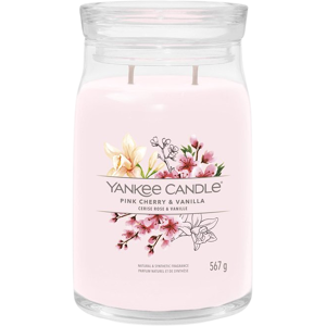 YANKEE CANDLE Vonná sviečka Signature Pink Cherry & Vanilla 567 g YANKEE CANDLE Vonná sviečka Signature Pink Cherry & Vanilla 567 g