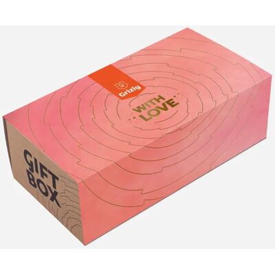 GRIZLY Darčekový box With love 480 g GRIZLY Darčekový box With love 480 g