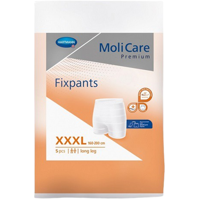 HARTMANN MOLICARE Fixpants fixačné nohavičky 3XL 160 - 200 cm 5 ks HARTMANN MOLICARE Fixpants fixačné nohavičky 3XL 160 - 200 cm 5 ks
