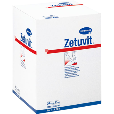 HARTMANN Zetuvit kompres nasiakavý sterilný 25 ks HARTMANN Zetuvit kompres nasiakavý sterilný 25 ks