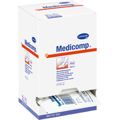HARTMANN Kompres Medicomp nester.10 x 20 cm 100 ks HARTMANN Kompres Medicomp nester.10 x 20 cm 100 ks