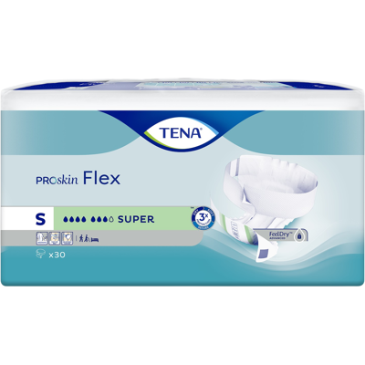TENA Flex Super Small absorpčné nohavičky s rýchloupínacím pásom 30 ks TENA Flex Super Small absorpčné nohavičky s rýchloupínacím pásom 30 ks