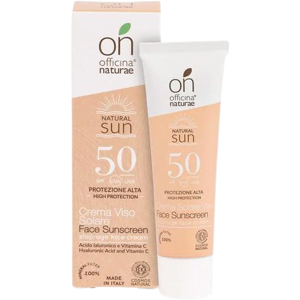 OFFICINA NATURAE Opaľovací krém na tvár spevňujúci SPF 50 30 ml OFFICINA NATURAE Opaľovací krém na tvár spevňujúci SPF 50 30 ml