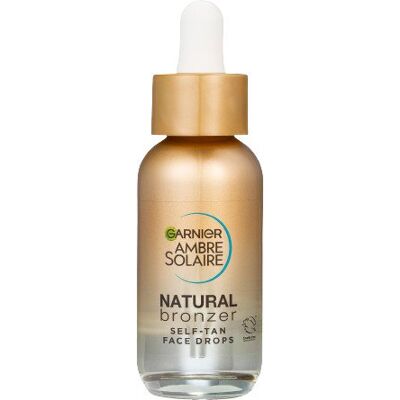 GARNIER Ambre Solaire Natural Bronzer samoopaľovacie kvapky na tvár, 30 ml GARNIER Ambre Solaire Natural Bronzer samoopaľovacie kvapky na tvár, 30 ml