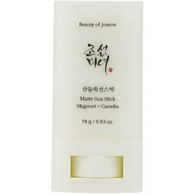BEAUTY OF JOSEON Matte Sun Stick Mugwort + Camelia Matná SPF50+ tyčinka 18 g BEAUTY OF JOSEON Matte Sun Stick Mugwort + Camelia Matná SPF50+ tyčinka 18 g