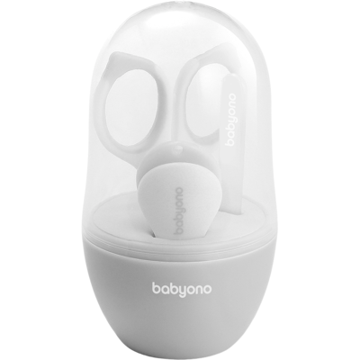 BABYONO Set detska manikúra šedá BABYONO Set detska manikúra šedá