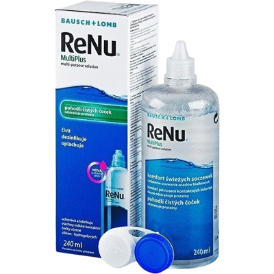 RENU Bausch&Lomb MultiPlus Multi-Purpose roztok na kontaktné šošovky. 240 ml RENU Bausch&Lomb MultiPlus Multi-Purpose roztok na kontaktné šošovky. 240 ml