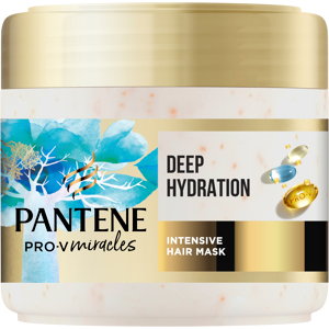 PANTENE Pro-V Miracles Deep Hydration Intensive Hair Mask, Intenzívna vlasová maska s Biotin na suché vlasy 300 ml PANTENE Pro-V Miracles Deep Hydration Intensive Hair Mask, Intenzívna vlasová maska s Biotin na suché vlasy 300 ml