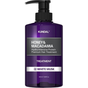 KUNDAL Honey&Macadamia Treatment - hydrointenzívna proteínová kúra na vlasy White Musk 500 ml KUNDAL Honey&Macadamia Treatment - hydrointenzívna proteínová kúra na vlasy White Musk 500 ml
