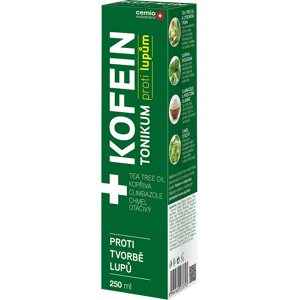 CEMIO Kofeín tonikum proti lupinám 250 ml CEMIO Kofeín tonikum proti lupinám 250 ml