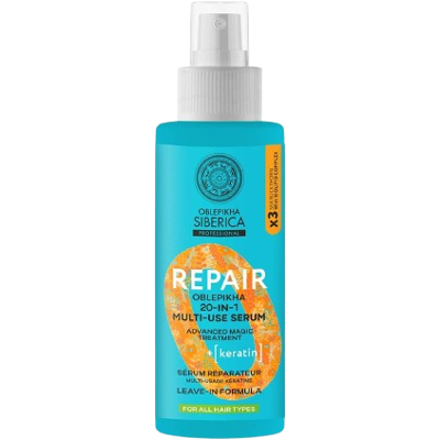 NATURA SIBERICA Oblepikha O Repair Multifunkčné sérum na vlasy s keratínom 200 ml NATURA SIBERICA Oblepikha O Repair Multifunkčné sérum na vlasy s keratínom 200 ml