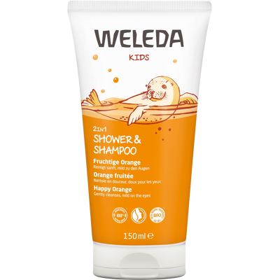 WELEDA Sprchový krém a šampón 2v1 Šťastný pomaranč 150 ml WELEDA Sprchový krém a šampón 2v1 Šťastný pomaranč 150 ml