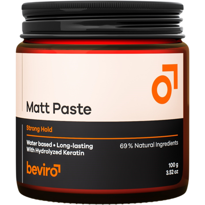 BEVIRO Matt pasta na vlasy so silnou fixáciou 100 g BEVIRO Matt pasta na vlasy so silnou fixáciou 100 g