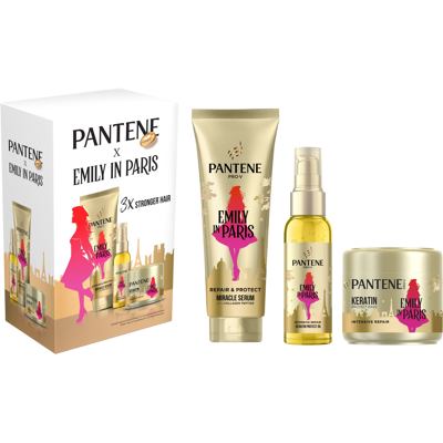PANTENE Pro-V Xmass sada Miracles Hydra Glow šampón, maska a kondicionér PANTENE Pro-V Xmass sada Miracles Hydra Glow šampón, maska a kondicionér
