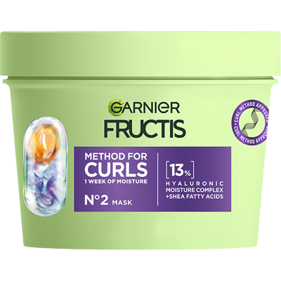 GARNIER Fructis Curls Method Hydratačná maska na vlnité a kučeravé vlasy 370 ml GARNIER Fructis Curls Method Hydratačná maska na vlnité a kučeravé vlasy 370 ml