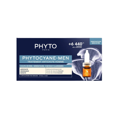 PHYTO Phytocyane Starostlivosť proti vypad.vlasov muža 12 x 3.5 ml PHYTO Phytocyane Starostlivosť proti vypad.vlasov muža 12 x 3.5 ml