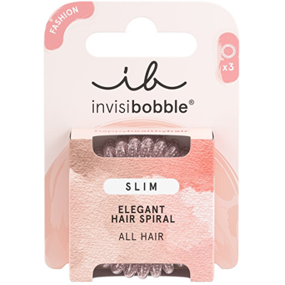 INVISIBOBBLE SLIM Pink Monocle gumičky do vlasov 3 ks INVISIBOBBLE SLIM Pink Monocle gumičky do vlasov 3 ks