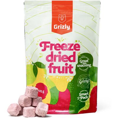 GRIZLY LYO kokosové kocky jahoda 125 g GRIZLY LYO kokosové kocky jahoda 125 g