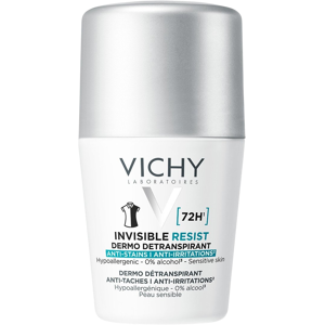 VICHY Invisible Resist 72H antiperspirant proti škvrnám aj proti podráždeniu 50 ml VICHY Invisible Resist 72H antiperspirant proti škvrnám aj proti podráždeniu 50 ml