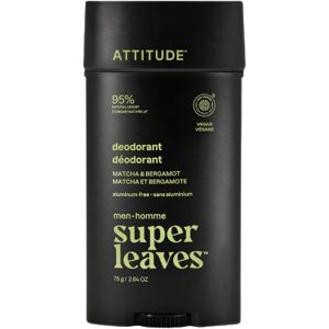 ATTITUDE Pánsky dezodorant Super leaves Matcha & Bergamot 75 g ATTITUDE Pánsky dezodorant Super leaves Matcha & Bergamot 75 g