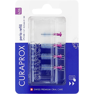 CURAPROX CPS 406 Perio Plus refill medzizubné kefky 4 ks CURAPROX CPS 406 Perio Plus refill medzizubné kefky 4 ks