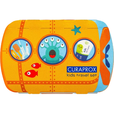 CURAPROX Travel set KIDS oranžový CURAPROX Travel set KIDS oranžový