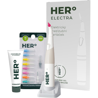 HERBADENT HERo ELECTRA Medzizubná elektrická kefka HERBADENT HERo ELECTRA Medzizubná elektrická kefka