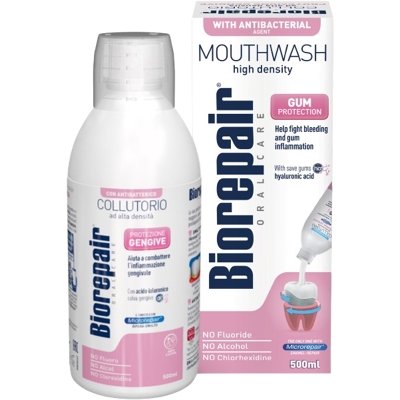 BIOREPAIR Ústna voda na ochranu ďasien antibakteriálna 500 ml BIOREPAIR Ústna voda na ochranu ďasien antibakteriálna 500 ml