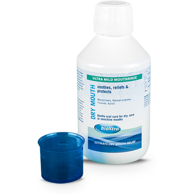 AVEPHARMA bioXtra sucho v ústach ústna voda jemná 250 ml AVEPHARMA bioXtra sucho v ústach ústna voda jemná 250 ml