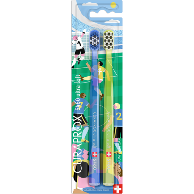 CURAPROX CS 5460 Duo FOOTBALL Edition 1 x 2 ks CURAPROX CS 5460 Duo FOOTBALL Edition 1 x 2 ks