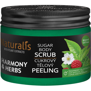 NATURALIS Cukrový telový peeling Harmony & Herbs 250 g NATURALIS Cukrový telový peeling Harmony & Herbs 250 g
