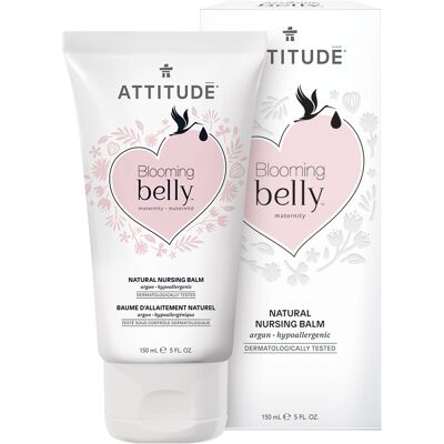ATTITUDE Blooming Belly Natural Nursing Balm Argan, Prírodný krém na bradavky 150 ml ATTITUDE Blooming Belly Natural Nursing Balm Argan, Prírodný krém na bradavky 150 ml