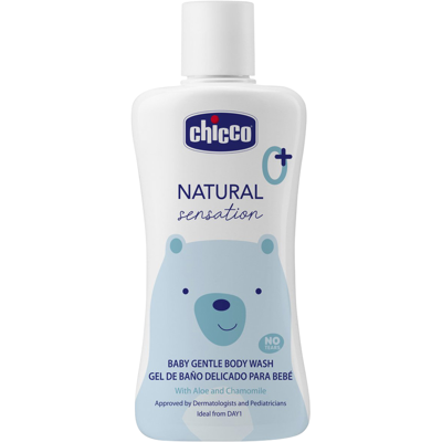 CHICCO Šampón telový Natural Sensation s aloe a kamilkou, 0m+ 200 ml CHICCO Šampón telový Natural Sensation s aloe a kamilkou, 0m+ 200 ml
