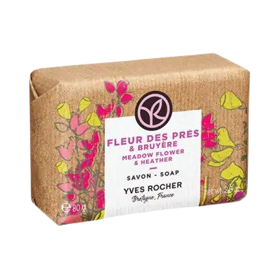 YVES ROCHER Mydlo Lúčne kvety & vres 80 g YVES ROCHER Mydlo Lúčne kvety & vres 80 g
