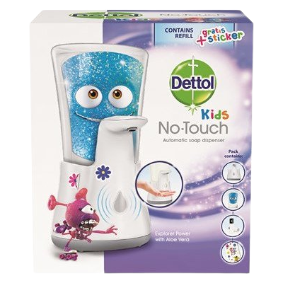 DETTOL Kids Dobrodruh bezdotykový dávkovač mydla 250 ml DETTOL Kids Dobrodruh bezdotykový dávkovač mydla 250 ml