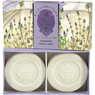 LA FLORENTINA Kazeta mydiel levanduľa 230 g LA FLORENTINA Kazeta mydiel levanduľa 230 g