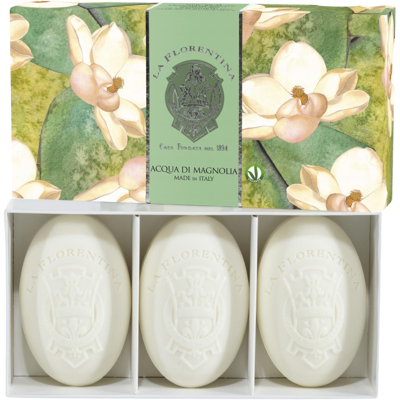 LA FLORENTINA Tuhé mydlo Aqua di Magnolia 3 x 150 g LA FLORENTINA Tuhé mydlo Aqua di Magnolia 3 x 150 g