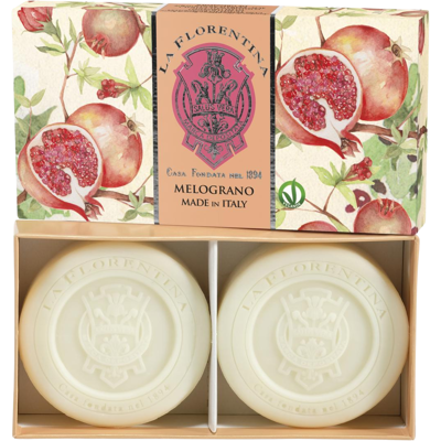 LA FLORENTINA Kazeta mydiel Melograno 2 x 115 g LA FLORENTINA Kazeta mydiel Melograno 2 x 115 g
