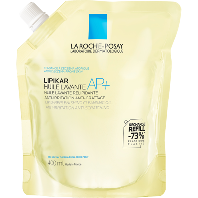 LA ROCHE-POSAY Lipikar Olej AP+ zvláčňujúci relipidačný kúpeľový a sprchový olej na podráždenú pokožku 400 ml LA ROCHE-POSAY Lipikar Olej AP+ zvláčňujúci relipidačný kúpeľový a sprchový olej na podráždenú pokožku 400 ml