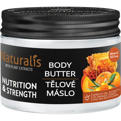 NATURALIS Telové maslo - Nutrition & strength 300 g NATURALIS Telové maslo - Nutrition & strength 300 g