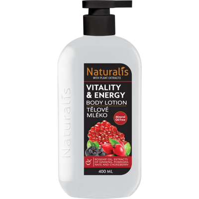NATURALIS Telové mlieko - Vitality & energy 400 ml NATURALIS Telové mlieko - Vitality & energy 400 ml