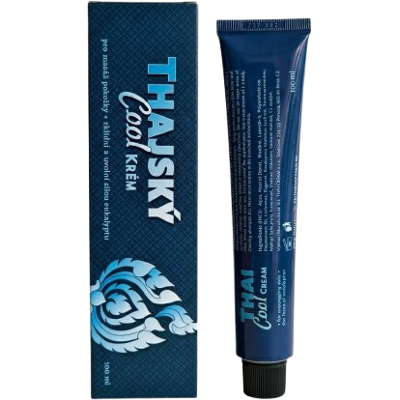 THAI CREAM Thai Cool Cream Pure Chladivý masážny 100 g THAI CREAM Thai Cool Cream Pure Chladivý masážny 100 g