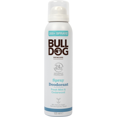BULLDOG Fresh Mint & Cedarwood spray deodorant 125 ml BULLDOG Fresh Mint & Cedarwood spray deodorant 125 ml