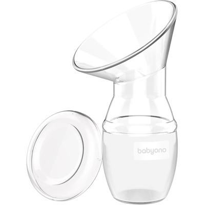 BABYONO Jednodielny silikónový zberač materského mlieka 90 ml BABYONO Jednodielny silikónový zberač materského mlieka 90 ml