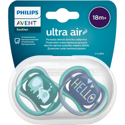 PHILIPS AVENT Ultra air 18m+ chlapec (slon) 2 ks PHILIPS AVENT Ultra air 18m+ chlapec (slon) 2 ks