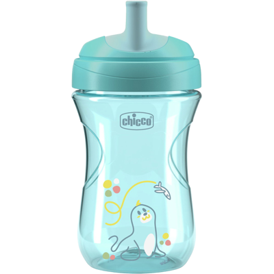 CHICCO Hrnček Advanced so slamkovým náustkom teal, 12m+ 266 ml CHICCO Hrnček Advanced so slamkovým náustkom teal, 12m+ 266 ml