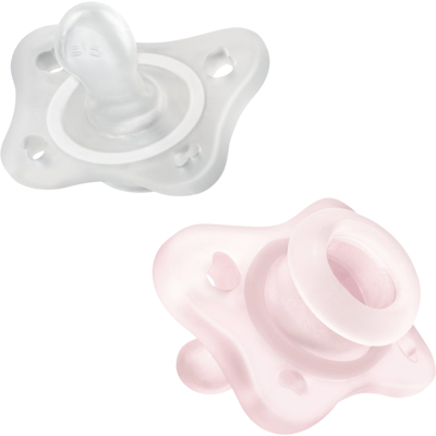 CHICCO Cumlík Physio Mini Soft celosilikónový 0-2m holka 2 ks CHICCO Cumlík Physio Mini Soft celosilikónový 0-2m holka 2 ks