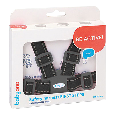 BABYONO Bezpečnostné pásy pre dieťa - black 6m+ BABYONO Bezpečnostné pásy pre dieťa - black 6m+