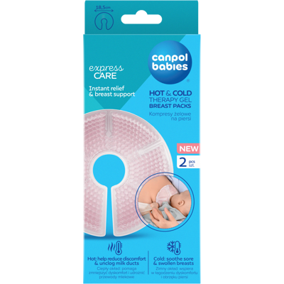 CANPOL BABIES Gélový obklad na prsia Hot&Cold 2 ks CANPOL BABIES Gélový obklad na prsia Hot&Cold 2 ks