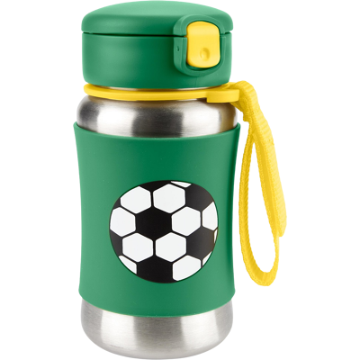 SKIP HOP Spark Style Fľaša s brčkom na vodu Futbal 12m+, 350 ml SKIP HOP Spark Style Fľaša s brčkom na vodu Futbal 12m+, 350 ml